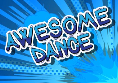 Harika dans - çizgi roman tarzı ifade.