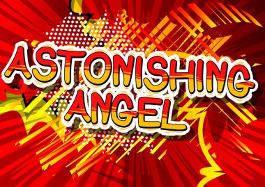 Şaşırtıcı Angel - çizgi roman tarzı ifade.