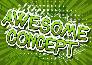 Harika kavramı - çizgi roman tarzı ifade.