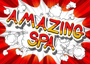 Muhteşem Spa - çizgi roman tarzı ifade.