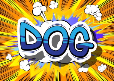 Köpek - çizgi roman kelime.