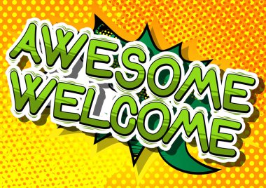 Harika Hoşgeldiniz - çizgi roman kelime.