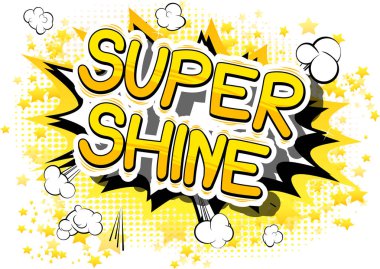 Süper Parlatıcı - çizgi roman kelime.