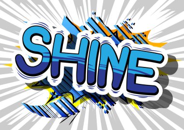 Parlatıcı - çizgi roman kelime.