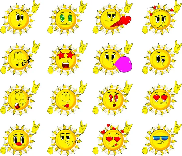 Çizgi film sun'ın rocker poz elinde.