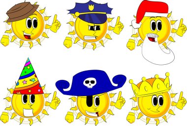 Bir şey anlatmaya çizgi film güneş.