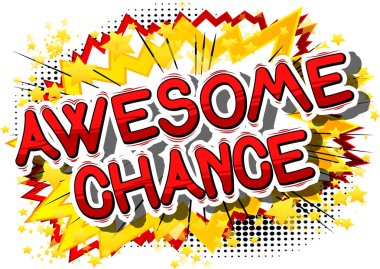 Harika şans - çizgi roman kelime.