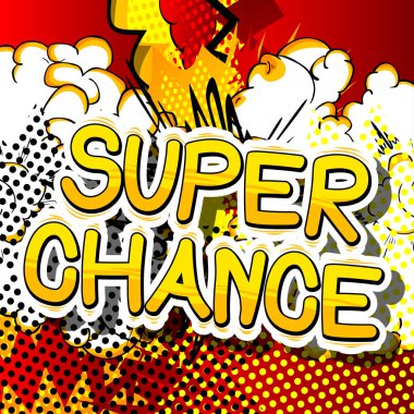 Süper şans - çizgi roman kelime.