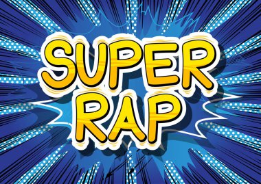 Süper Rap - çizgi roman kelime.