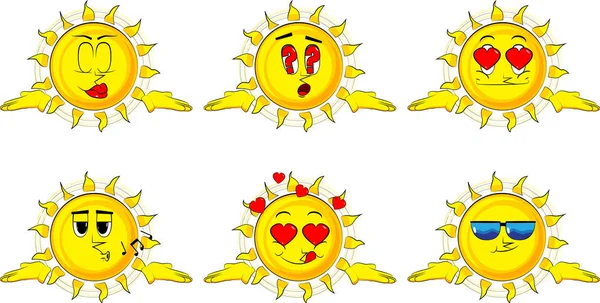 Çizgi film güneş omuz silkiyor omuz ifade jest bilmiyorum.