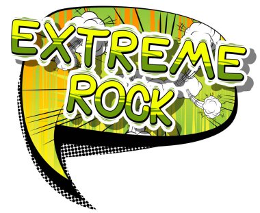 Aşırı Rock - çizgi roman kelime.