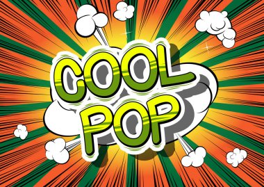 Pop - çizgi roman kelime serin.