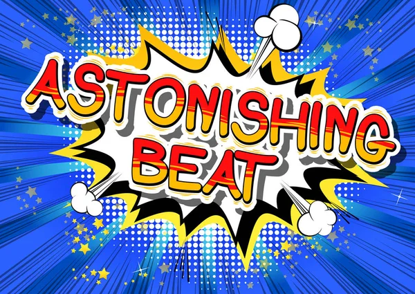 Şaşırtıcı Beat - çizgi roman kelime.