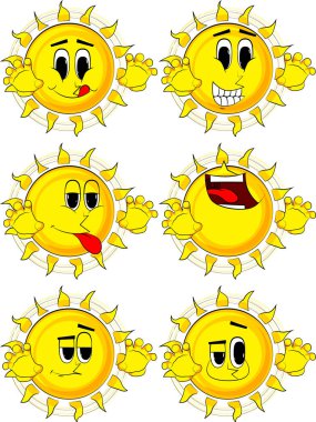 Çizgi film güneş seni korkutmaya çalışıyor.