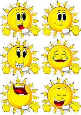 Kahve içme çizgi film güneş.