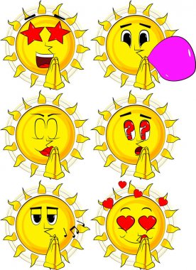 Eller dua ile çizgi film güneş.