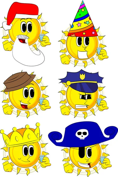 Konyak içmeye çizgi film güneş.