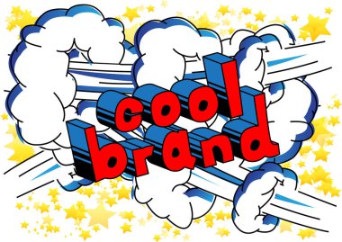 Marka - çizgi roman tarzı kelime serin.