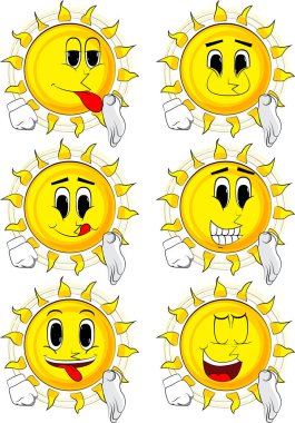 Çizgi film güneş yardım eder.