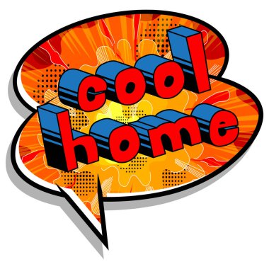 Ana sayfa - çizgi roman tarzı kelime serin.