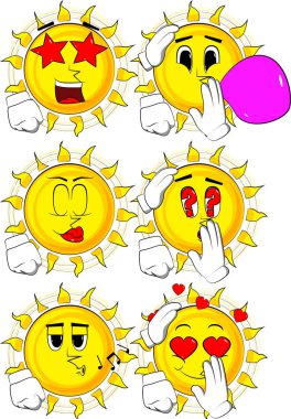 Başka bir güneş rahatlatıcı çizgi film güneş.