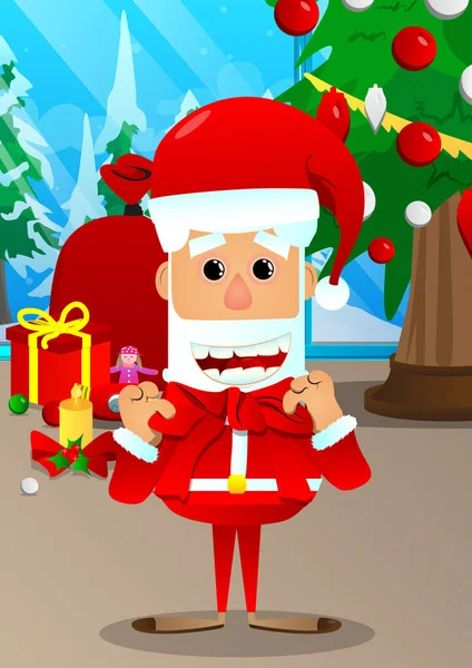 Vector cartoon happy smiling Santa Claus character illustration. Stock Vector Image by ©NoraVector #173328694 Vector cartoon happy smiling Santa Claus character illustration. Stock Vector Image by ©NoraVector #173328694