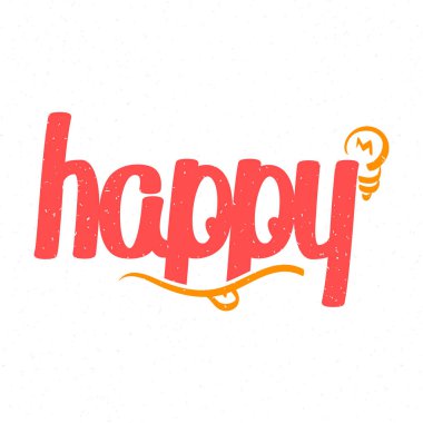 Stilize letherin kelime mutlu