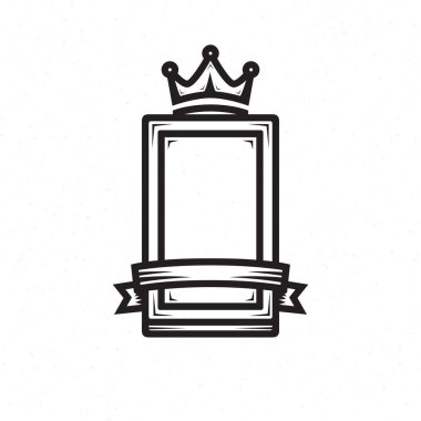 Kalkan şablonu logo için