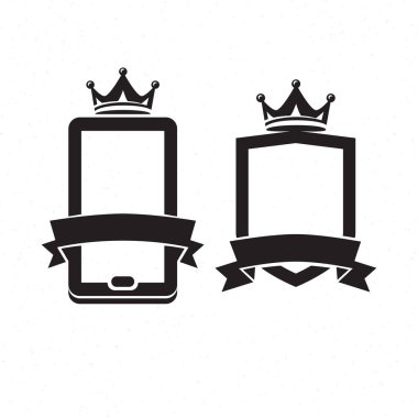 Kalkan şablonu logo için