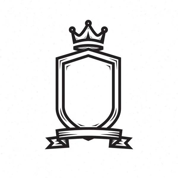 Kalkan şablonu logo için — Stok Vektör