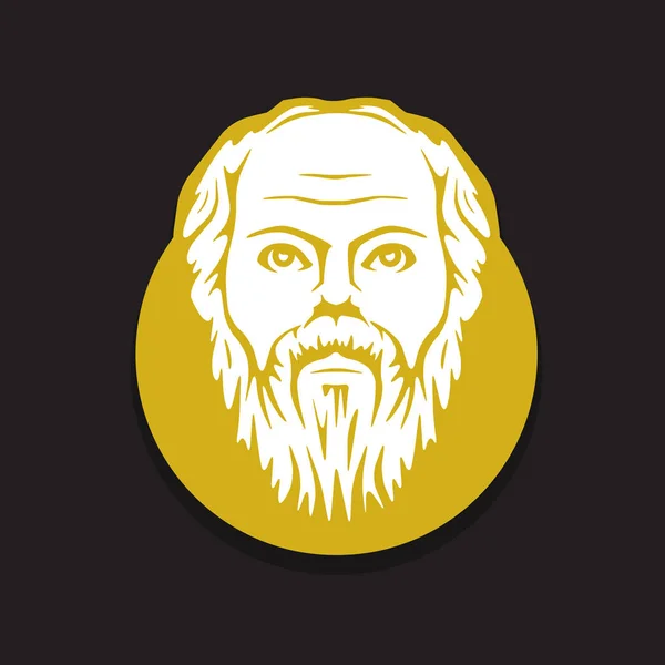 Логотип портрета скорочено , — стоковий вектор