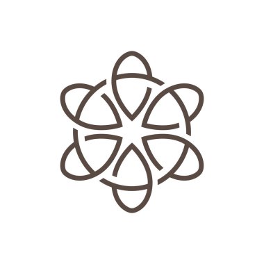 Logo çelenk uygulama aile, sağlık kapsamını hatları,,