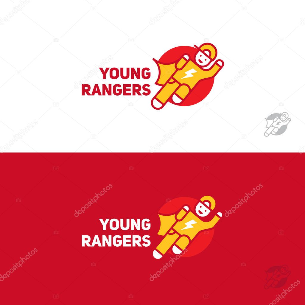 Young rangers, a logo for the children's team