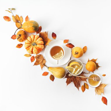 sonbahar sağlıklı çay beyaz 