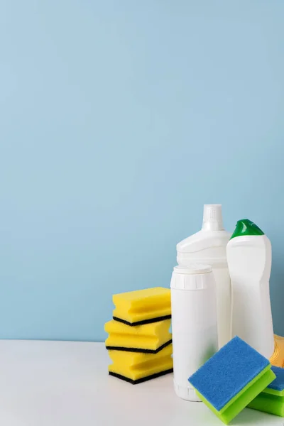 Produtos de limpeza de casa — Fotografia de Stock