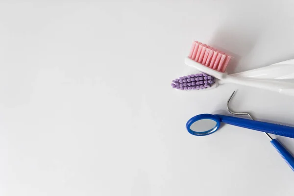 Conjunto de ferramentas dentárias — Fotografia de Stock