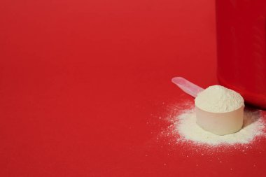 bcaa tozu ile plastik Kepçe