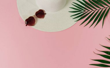 yaz aksesuarları. Üstten Görünüm