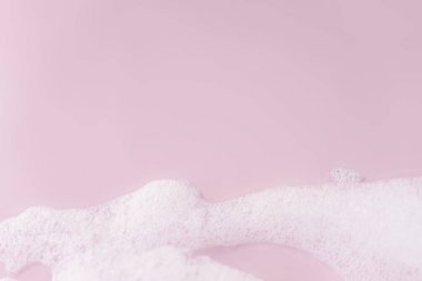 Beyaz köpük kabarcıkları