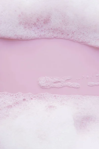 white foam bubbles