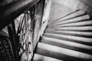 Tarihi merdiven içinde ev