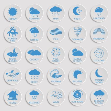 doğal afet simgeler siyah