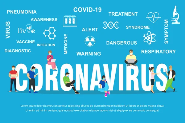 Farligt kinesiskt nCoV coronavirus, sars pandemisk risk alert Symptom. Kinesiskt virus. Royaltyfria illustrationer