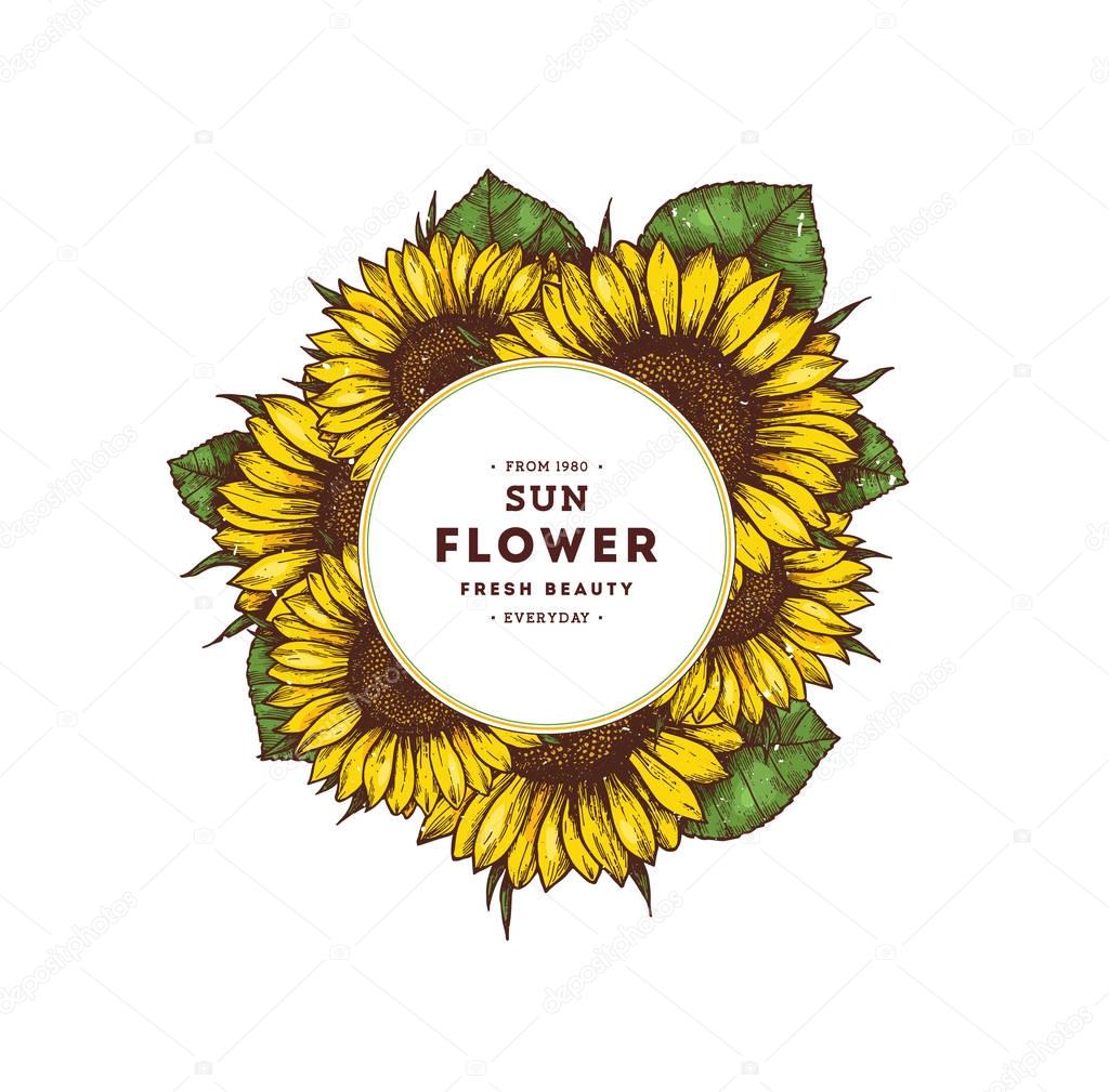 Free Free Vintage Sunflower Svg 229 SVG PNG EPS DXF File