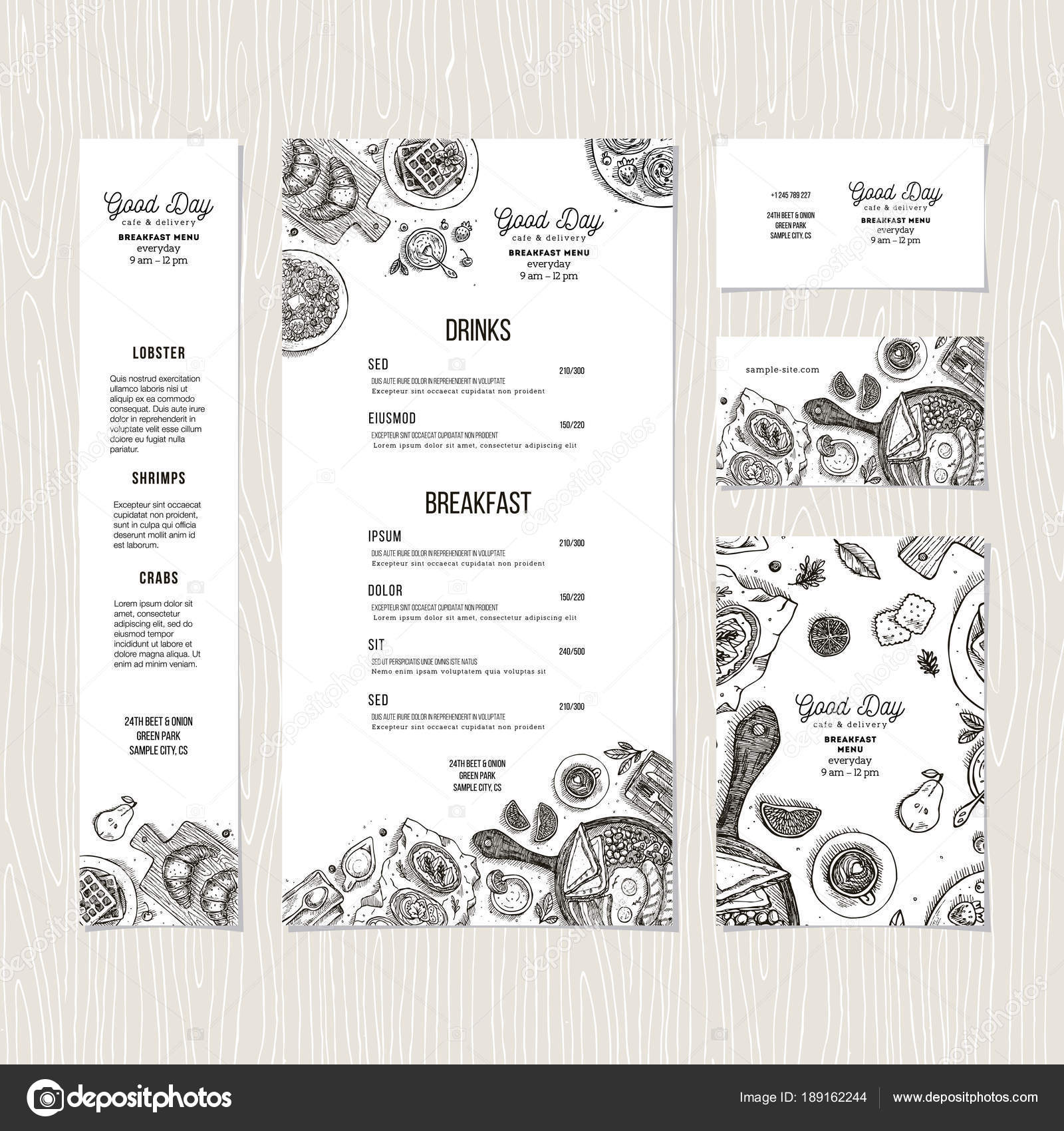 breakfast menu template