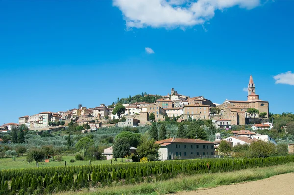 The city walls of Castiglion Fiorentino in Tuscany — Stock Photo, Image
