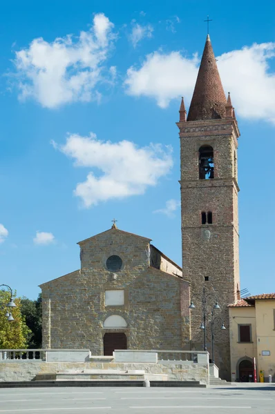 Sant'Agostino church in Arezzo Tuscany Italy — Stock Photo, Image
