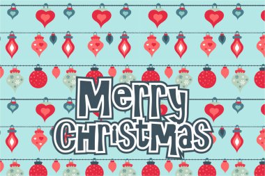 Neşeli Noel için vektör renkli tebrik kartları toplar, ağaç, çiçek, çelenk, metin ile