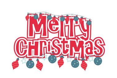 Neşeli Noel için vektör renkli tebrik kartları toplar, ağaç, çiçek, çelenk, metin ile