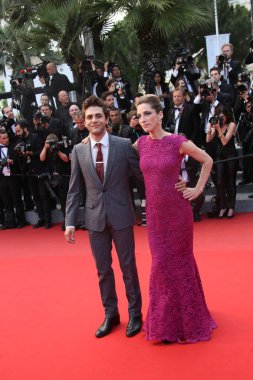 Cannes, Fransa - 19 Mayıs: Xavier Dolan 'Sicario' prömiyeri 68 yıllık Cannes Film Festivali sırasında 19 Mayıs 2015 tarihinde Fransa'nın Cannes katılır